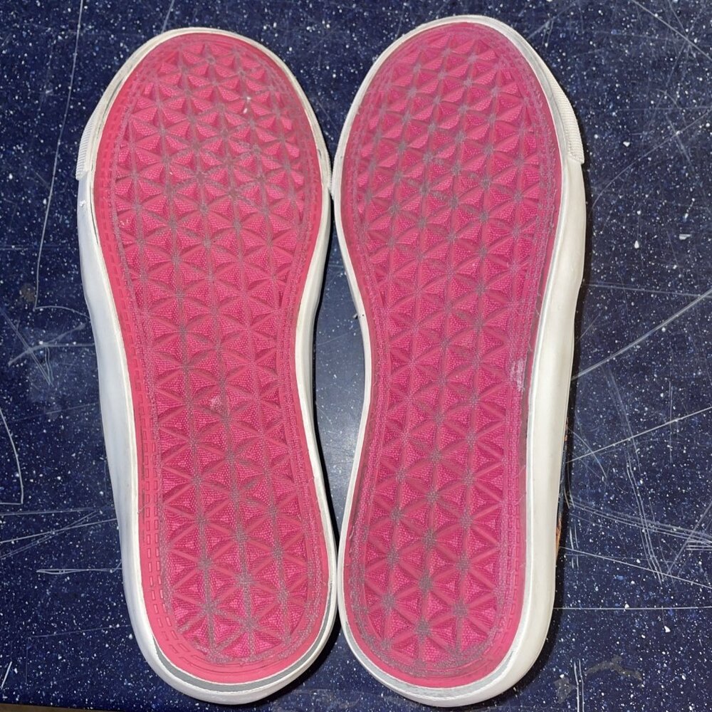 Corkys Women’s Babalu Blue Distressed Effect Blue Stars Suns Moons Slip On Sz 9M - Picture 8 of 9
